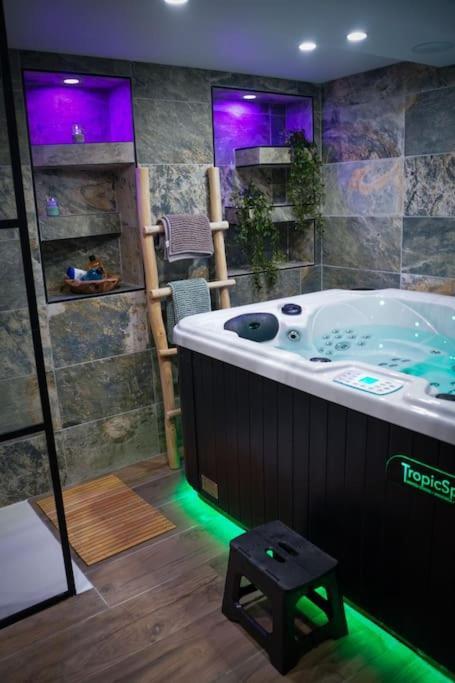 Nuit De La Sagesse "Jacuzzi Terrasse Et Parking Prive" Apartment Rouen Exterior foto