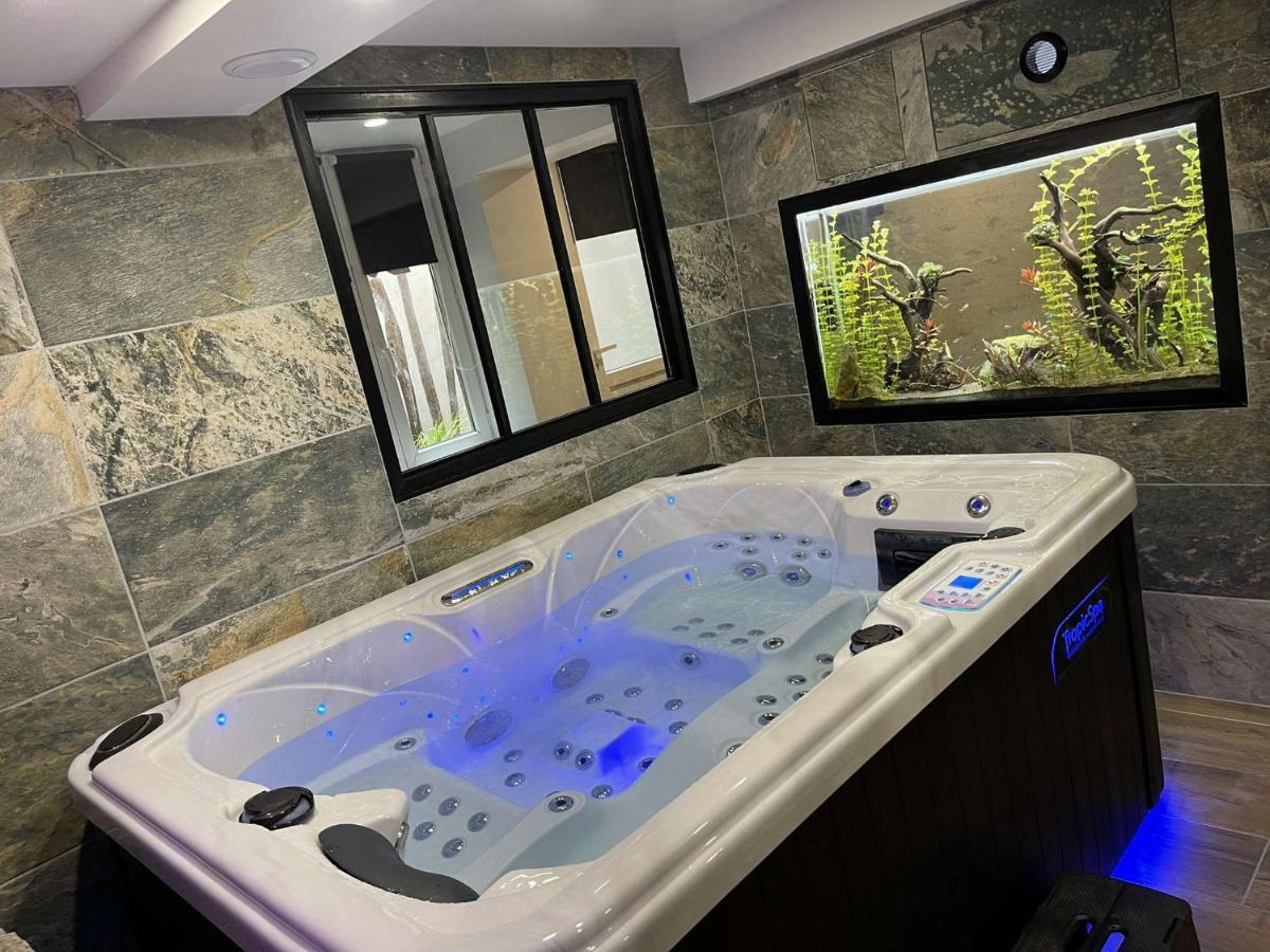 Nuit De La Sagesse "Jacuzzi Terrasse Et Parking Prive" Apartment Rouen Exterior foto
